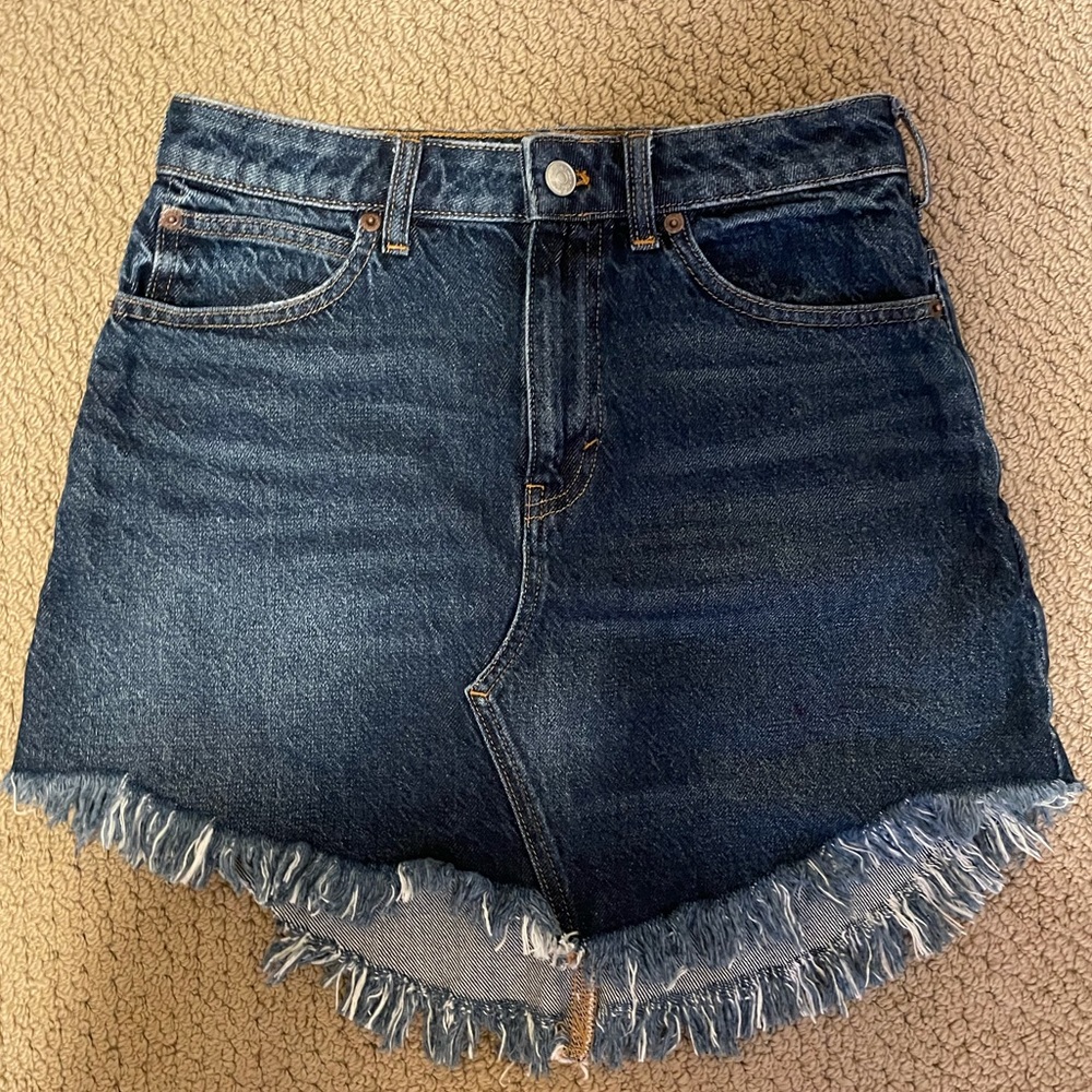 Free people denim skirt size 26